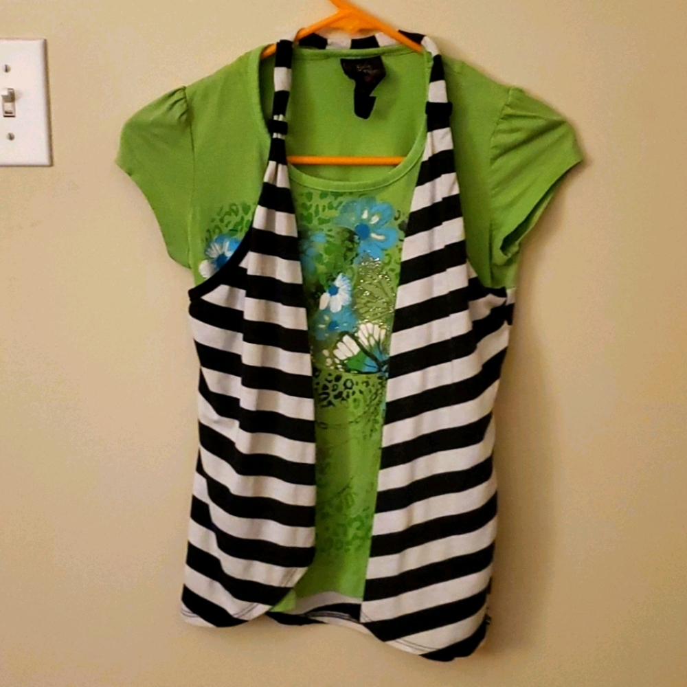 Kids Large Self Esteem T Shirt With Built In Vest
